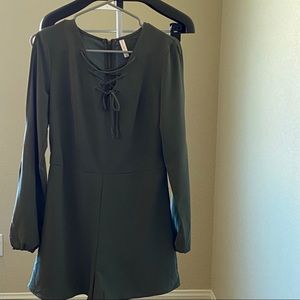 Sage Green Xhilaration Romper size Small